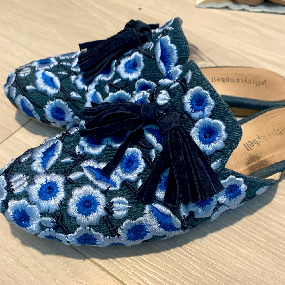 Shopbop Jeffrey Campbell embroidered mules